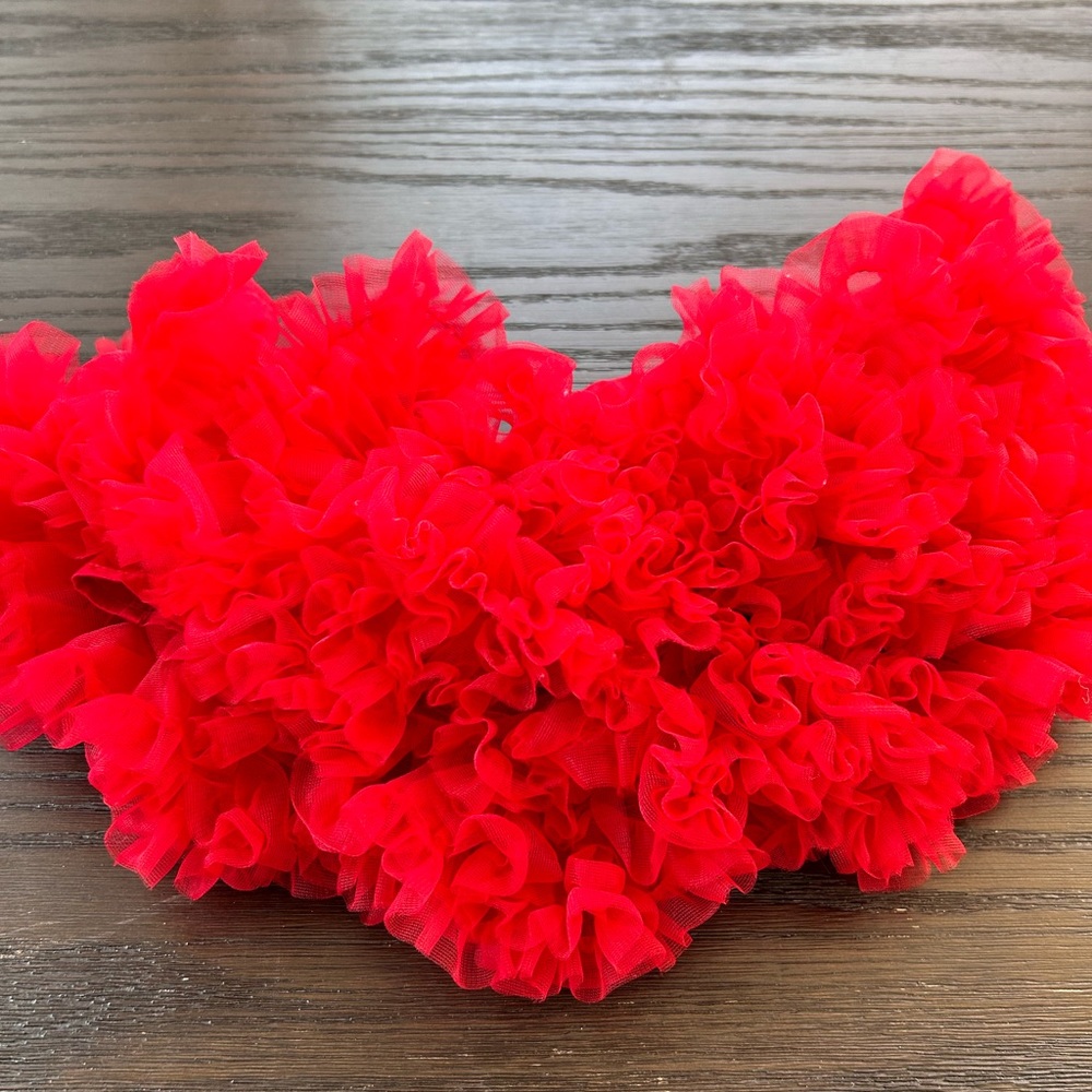 Cherokee Red Infant Ruffle Tulle Tutu Skirt - Picture 5 of 7